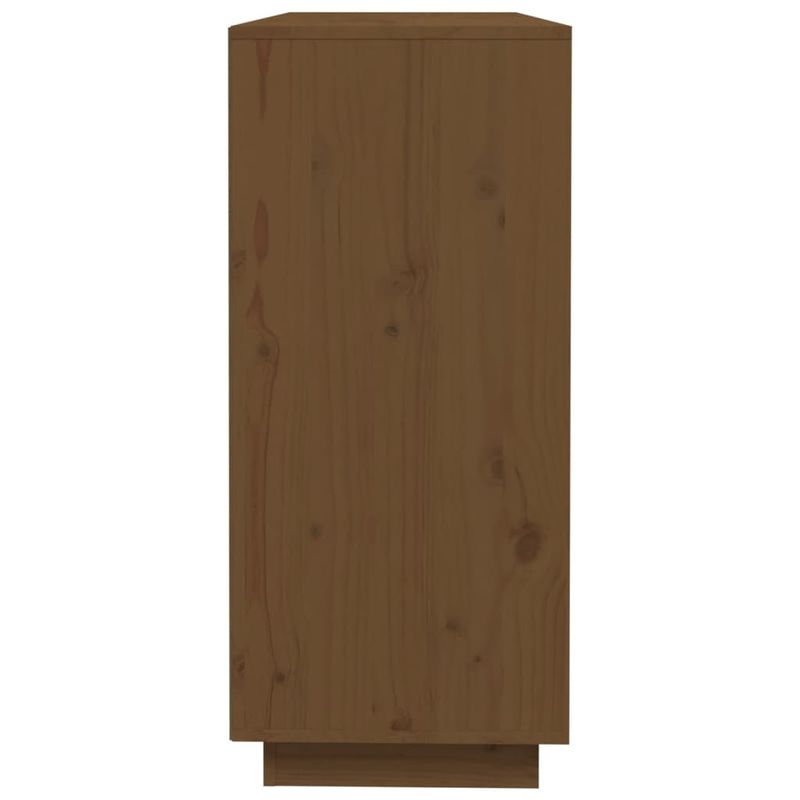Casa si Gradina - Mobilier - Comode si corpuri - Comode - Servanta, maro miere, 110,5x35x80 cm, lemn masiv de pin - Infinity.ro