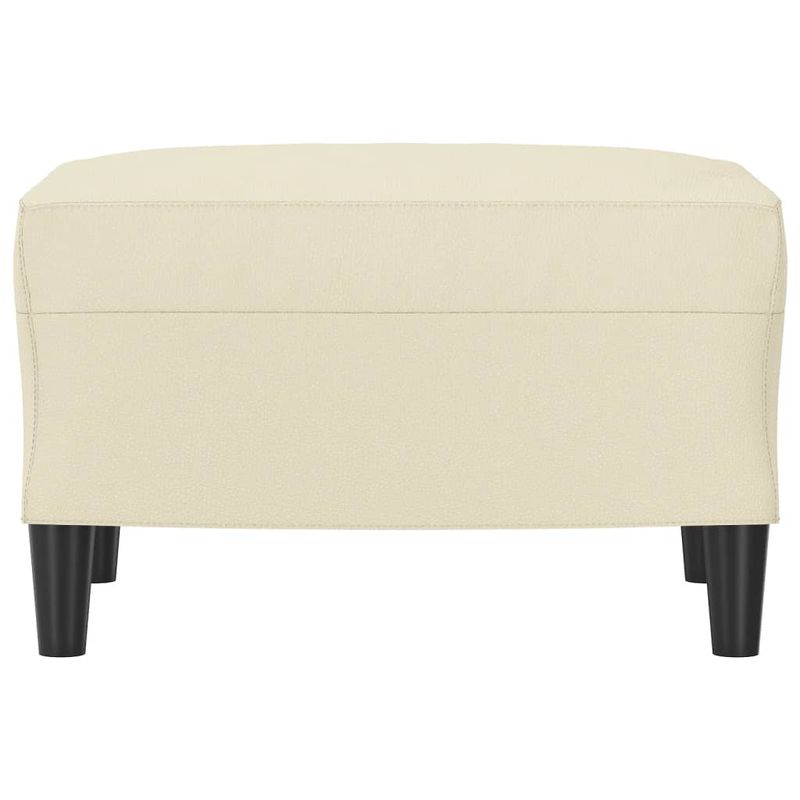 Casa si Gradina - Mobilier - Scaune si fotolii - Tabureti - Taburet, crem, 60x50x41 cm, piele ecologica - Infinity.ro