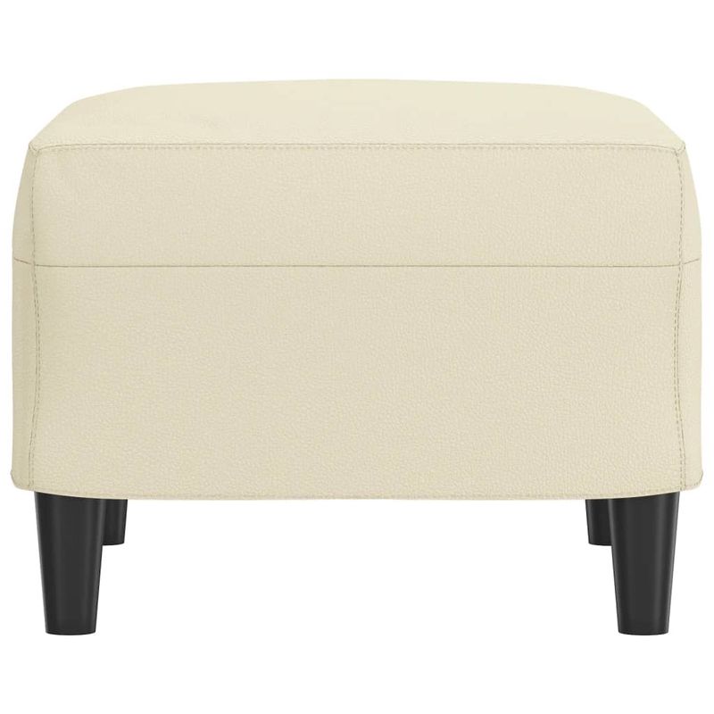 Casa si Gradina - Mobilier - Scaune si fotolii - Tabureti - Taburet, crem, 60x50x41 cm, piele ecologica - Infinity.ro