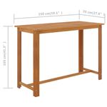 Casa si Gradina - Gradina si terasa - Mobilier exterior - Seturi mobila gradina - Set mobilier de bar de gradina cu perne, 9 piese, negru - Infinity.ro
