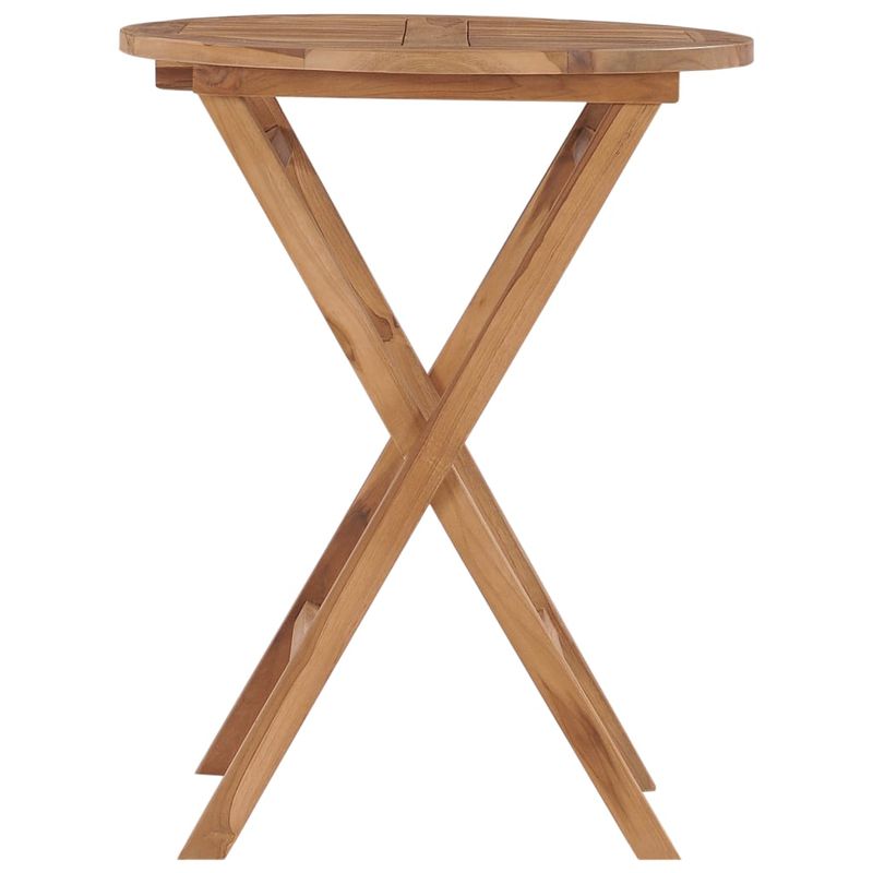 Casa si Gradina - Gradina si terasa - Mobilier exterior - Mese gradina - Masa de gradina pliabila, 60 cm, lemn masiv de tec - Infinity.ro