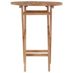 Casa si Gradina - Gradina si terasa - Mobilier exterior - Mese gradina - Masa de gradina pliabila, 60 cm, lemn masiv de tec - Infinity.ro