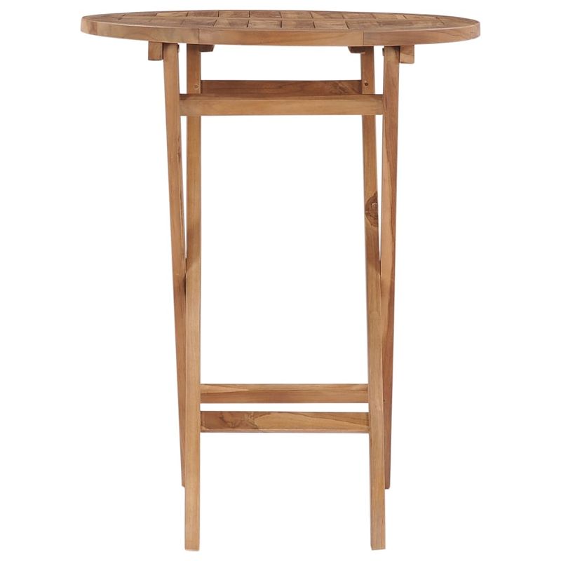 Casa si Gradina - Gradina si terasa - Mobilier exterior - Mese gradina - Masa de gradina pliabila, 60 cm, lemn masiv de tec - Infinity.ro