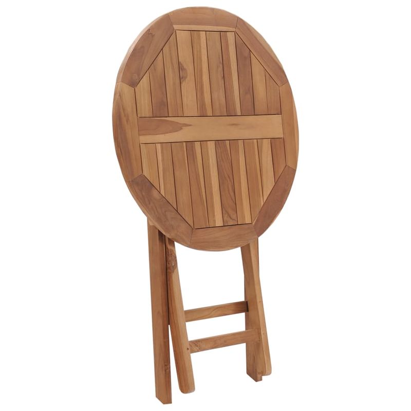Casa si Gradina - Gradina si terasa - Mobilier exterior - Mese gradina - Masa de gradina pliabila, 60 cm, lemn masiv de tec - Infinity.ro