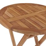 Casa si Gradina - Gradina si terasa - Mobilier exterior - Mese gradina - Masa de gradina pliabila, 60 cm, lemn masiv de tec - Infinity.ro