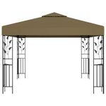 Casa si Gradina - Gradina si terasa - Umbrele si pavilioane - Pavilioane - Pavilion de gradina, gri taupe, 3 x 3 m, 180 g/m² - Infinity.ro