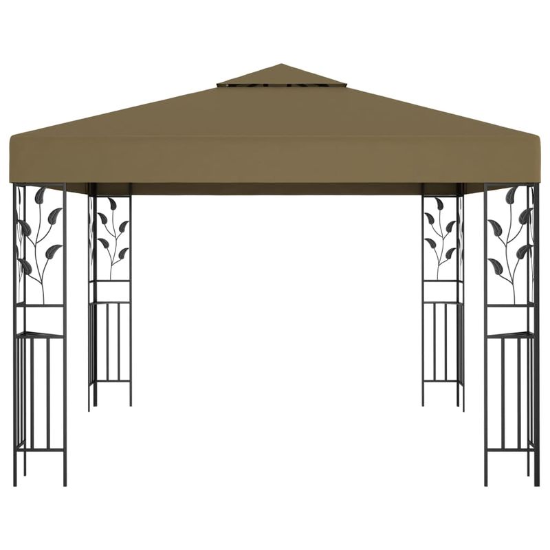 Casa si Gradina - Gradina si terasa - Umbrele si pavilioane - Pavilioane - Pavilion de gradina, gri taupe, 3 x 3 m, 180 g/m² - Infinity.ro