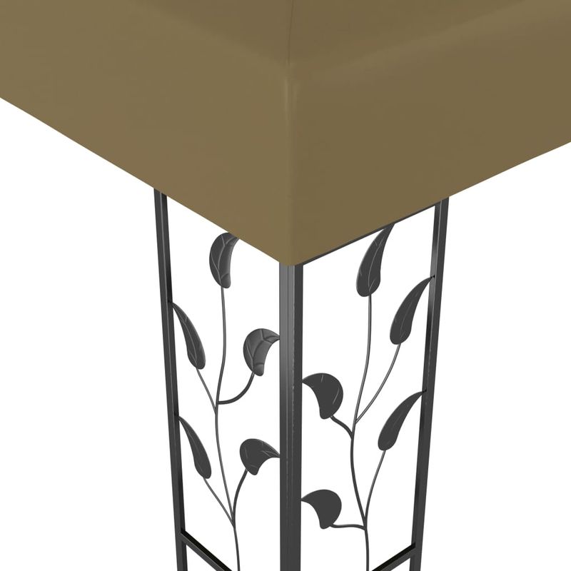 Casa si Gradina - Gradina si terasa - Umbrele si pavilioane - Pavilioane - Pavilion de gradina, gri taupe, 3 x 3 m, 180 g/m² - Infinity.ro