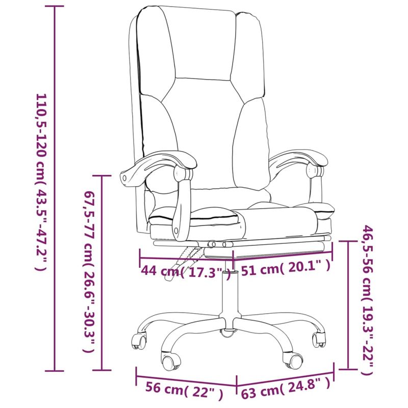 Casa si Gradina - Mobilier - Scaune si fotolii - Scaune - Scaun de birou rabatabil cu masaj, gri taupe, textil - Infinity.ro