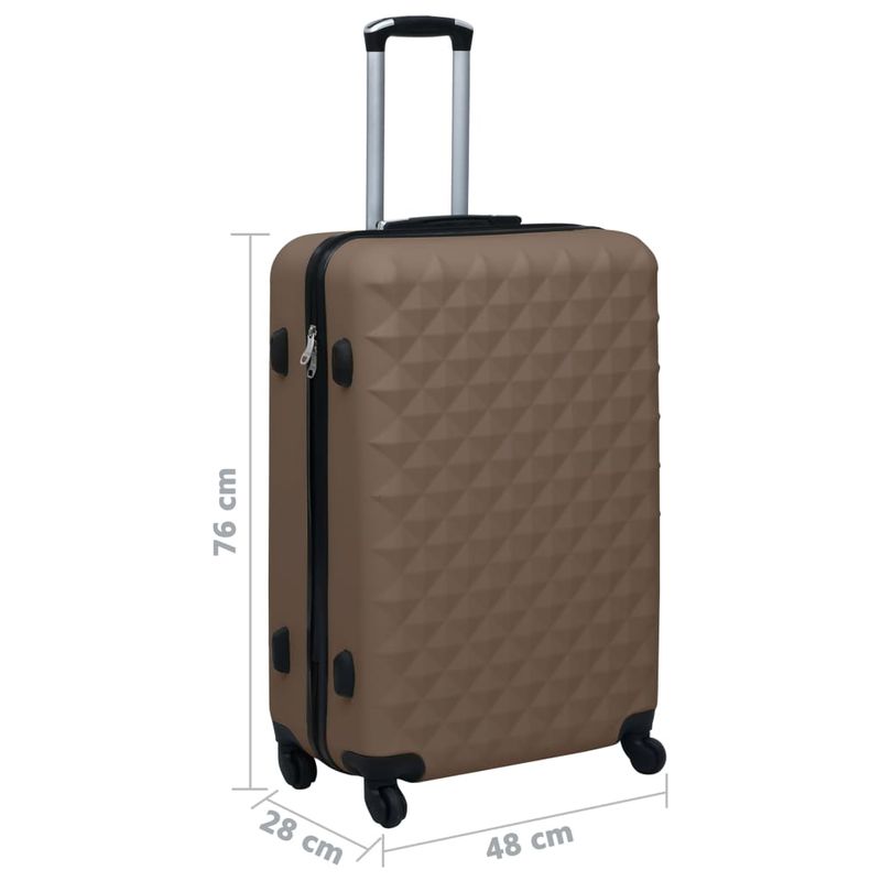 Sport si Outdoor - Articole de voiaj - Genti voiaj - Valiza cu carcasa rigida, maro, ABS - Infinity.ro