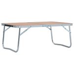 Sport si Outdoor - Camping - Mobilier pentru camping - Scaune camping - Taburet de camping, maro, 60 x 40 cm, aluminiu - Infinity.ro