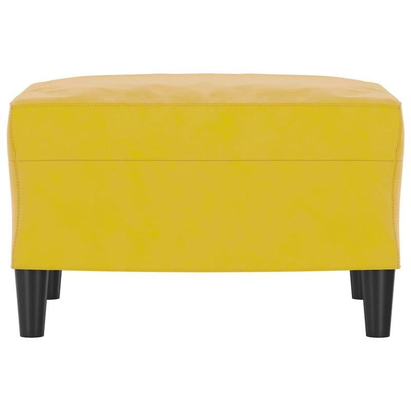 Casa si Gradina - Mobilier - Scaune si fotolii - Tabureti - Taburet, galben, 60x50x41 cm, catifea - Infinity.ro