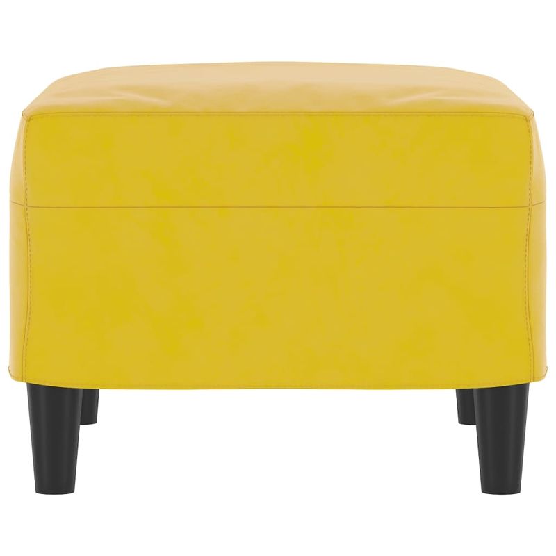 Casa si Gradina - Mobilier - Scaune si fotolii - Tabureti - Taburet, galben, 60x50x41 cm, catifea - Infinity.ro