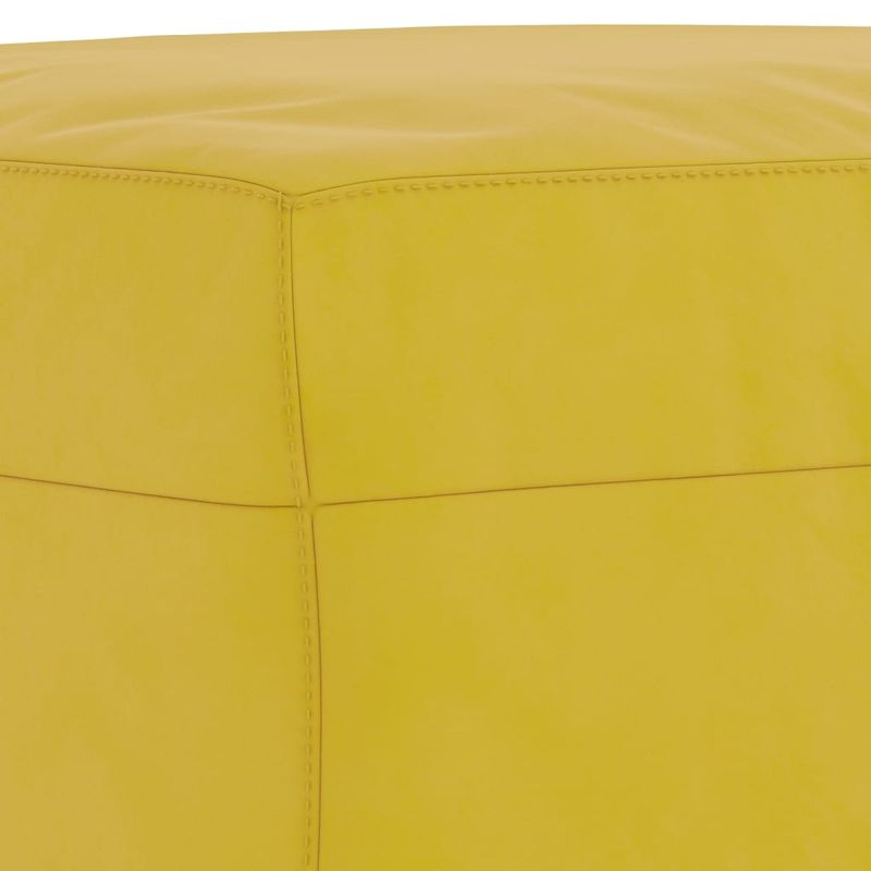 Casa si Gradina - Mobilier - Scaune si fotolii - Tabureti - Taburet, galben, 60x50x41 cm, catifea - Infinity.ro