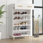 Casa si Gradina - Mobilier - Organizare si depozitare - Organizator incaltaminte - Pantofar, alb, 60x35x105 cm, lemn compozit - Infinity.ro