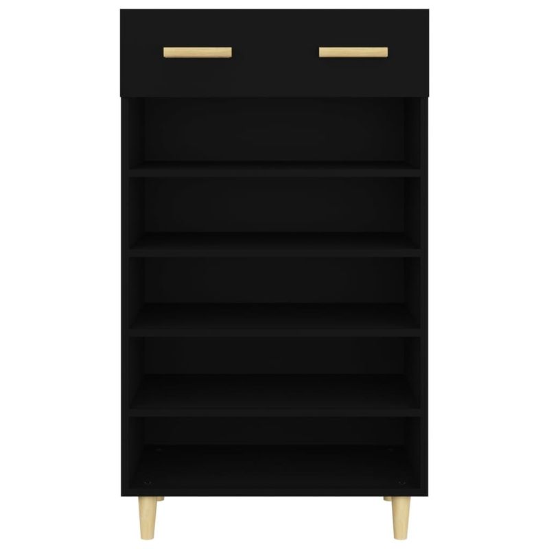 Casa si Gradina - Mobilier - Organizare si depozitare - Organizator incaltaminte - Pantofar, negru, 60x35x105 cm, lemn compozit - Infinity.ro