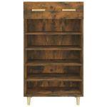 Casa si Gradina - Mobilier - Organizare si depozitare - Organizator incaltaminte - Pantofar, stejar fumuriu, 60x35x105 cm, lemn compozit - Infinity.ro