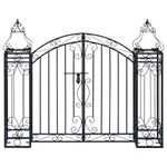 Casa si Gradina - Gradina si terasa - Decoratiuni exterior - Arcade - Poarta de gradina ornamentala, 122 x 20,5 x 100 cm, fier forjat - Infinity.ro