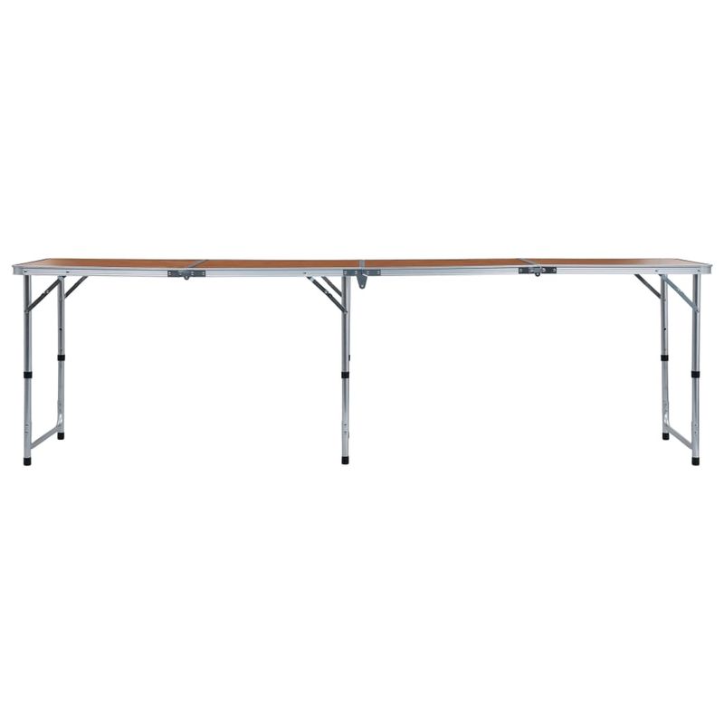 Sport si Outdoor - Camping - Mobilier pentru camping - Mese camping - Masa de camping pliabila, 240 x 60 cm, aluminiu - Infinity.ro