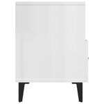 Casa si Gradina - Mobilier - Comode si corpuri - Comode - Comoda TV, alb extralucios, 80x36x50 cm, lemn prelucrat - Infinity.ro
