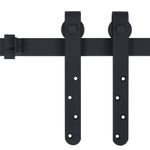 Casa si Gradina - Constructii - Usi interior, exterior si garaj - Accesorii usi - Set glisare usa mini pentru dulap, otel carbon, 183 cm - Infinity.ro