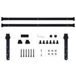 Casa si Gradina - Constructii - Usi interior, exterior si garaj - Accesorii usi - Set glisare usa mini pentru dulap, otel carbon, 183 cm - Infinity.ro