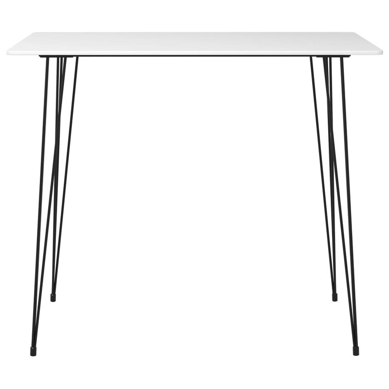 Casa si Gradina - Mobilier - Seturi de mobilier - Seturi bucatarie - Set mobilier de bar, 7 piese, alb - Infinity.ro