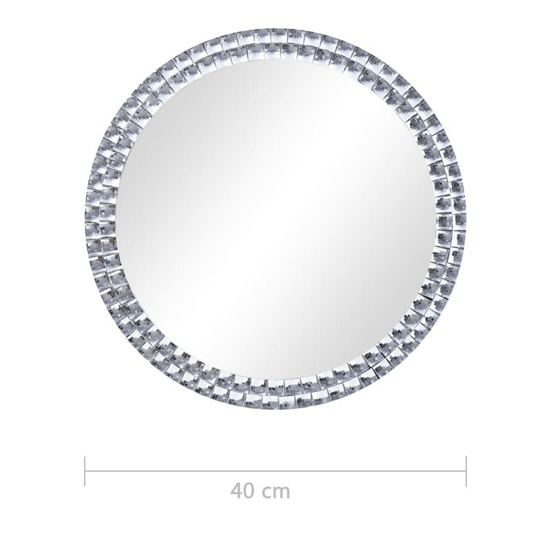 Casa si Gradina - Decoratiuni - Oglinzi - Oglinda de perete, 40 cm, sticla securizata - Infinity.ro