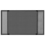 Casa si Gradina - Textile si covoare - Rulouri si jaluzele - Plasa insecte extensibila pentru ferestre, antracit, (75-143)x50 cm - Infinity.ro