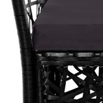 Casa si Gradina - Gradina si terasa - Mobilier exterior - Seturi mobila gradina - Set mobilier de exterior, 9 piese, negru, poliratan - Infinity.ro