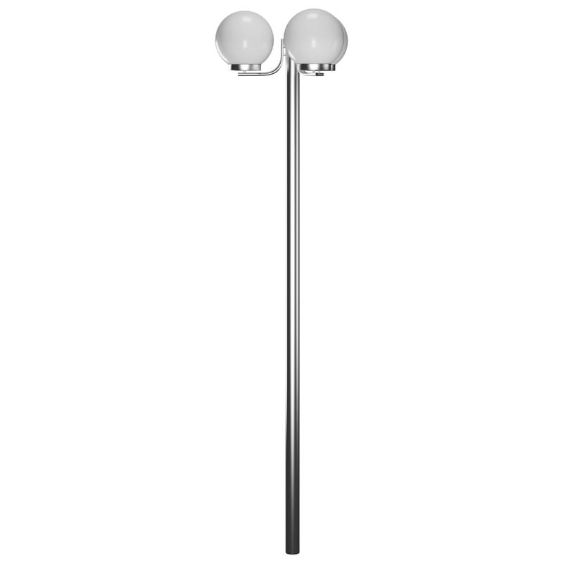 Casa si Gradina - Corpuri si surse de iluminat - Iluminat exterior - Felinare - Lampa de gradina cu stalp, 3 lampi, 220 cm - Infinity.ro