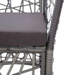 Casa si Gradina - Gradina si terasa - Mobilier exterior - Seturi mobila gradina - Set mobilier de exterior, 9 piese, gri, poliratan - Infinity.ro