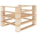 Casa si Gradina - Gradina si terasa - Mobilier exterior - Canapele si fotolii gradina - Fotoliu din paleti de gradina, lemn - Infinity.ro