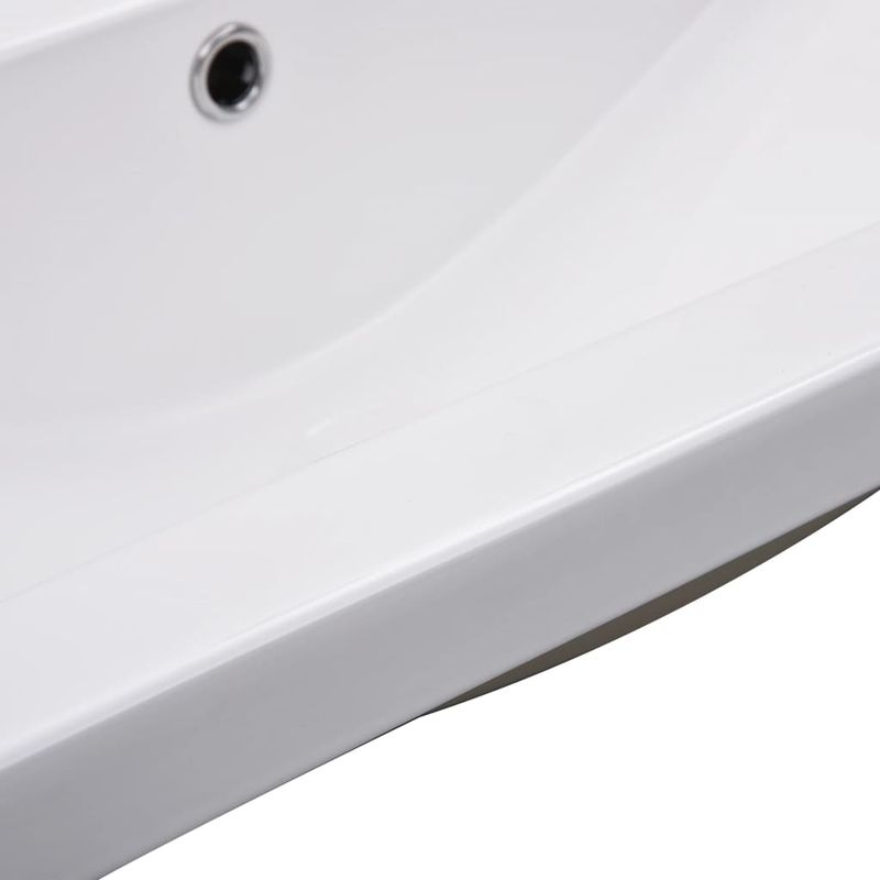 Casa si Gradina - Sanitare - Lavoar baie si accesorii - Lavoare si piedestale - Chiuveta incorporata, alb, 91 x 39,5 x 18,5 cm, ceramica - Infinity.ro