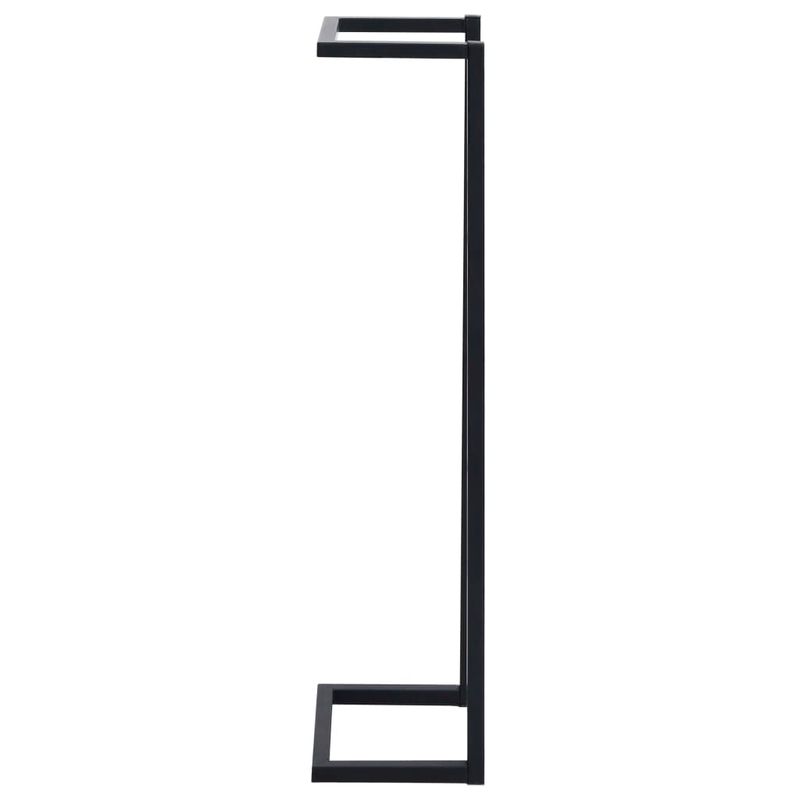 Casa si Gradina - Sanitare - Suporturi si accesorii baie - Suporturi baie - Suport de prosoape, negru, 25x20x95 cm, fier - Infinity.ro