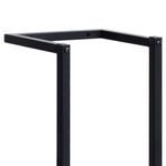Casa si Gradina - Sanitare - Suporturi si accesorii baie - Suporturi baie - Suport de prosoape, negru, 25x20x95 cm, fier - Infinity.ro