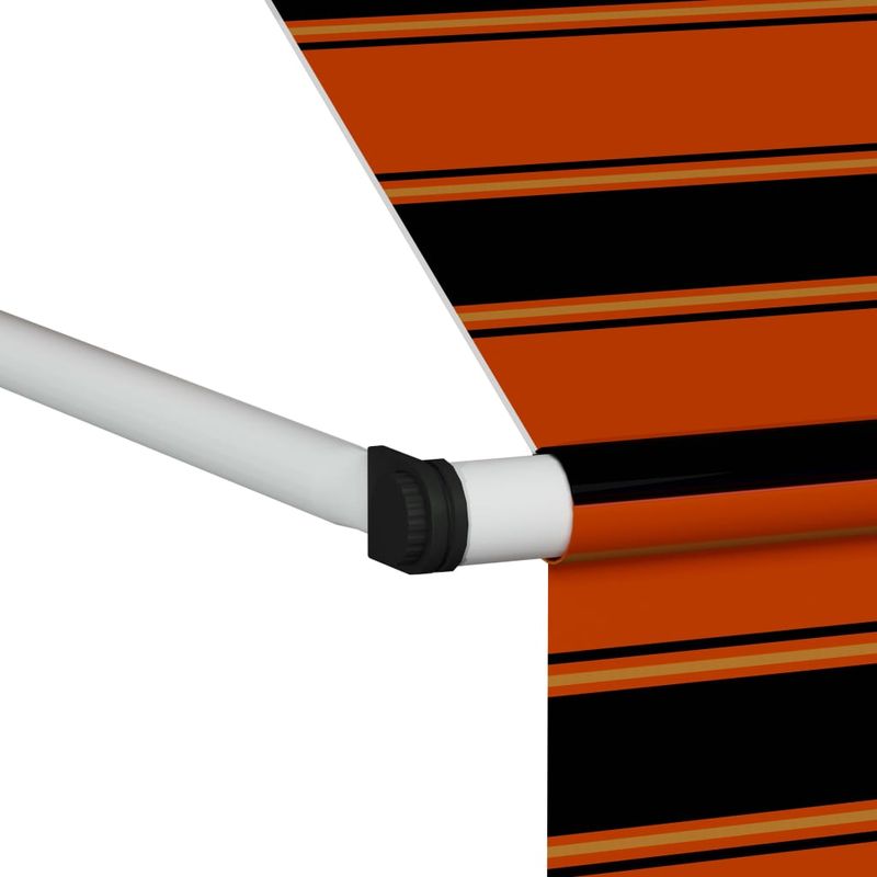 Casa si Gradina - Gradina si terasa - Umbrele si pavilioane - Umbrele - Copertina retractabila manual, portocaliu si maro, 200 cm - Infinity.ro