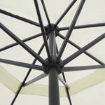 Casa si Gradina - Gradina si terasa - Umbrele si pavilioane - Umbrele - Umbrela Samos 500cm, aluminiu, Alb - Infinity.ro