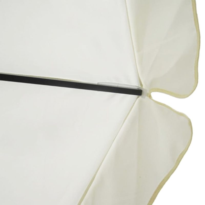 Casa si Gradina - Gradina si terasa - Umbrele si pavilioane - Umbrele - Umbrela Samos 500cm, aluminiu, Alb - Infinity.ro