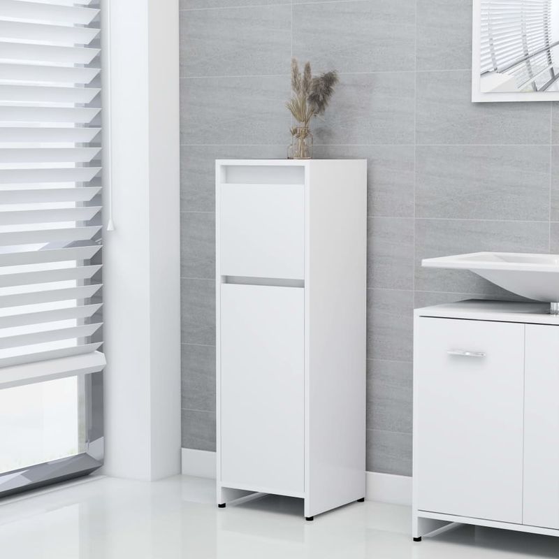 Casa si Gradina - Mobilier - Mobilier baie - Comode baie - Dulap de baie, alb, 30 x 30 x 95 cm, PAL - Infinity.ro