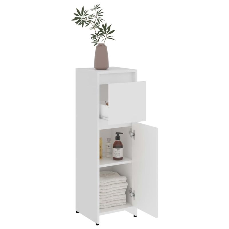 Casa si Gradina - Mobilier - Mobilier baie - Comode baie - Dulap de baie, alb, 30 x 30 x 95 cm, PAL - Infinity.ro