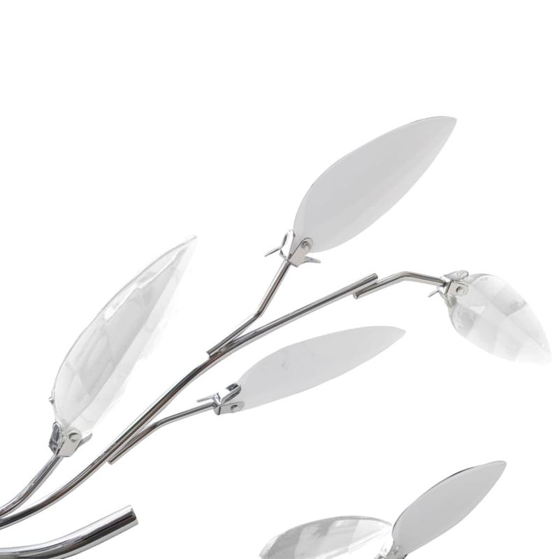 Casa si Gradina - Corpuri si surse de iluminat - Lustre si pendule - Lustra cu frunze cristal acrilic 5 becuri E14, transparent - Infinity.ro