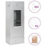 Casa si Gradina - Gradina si terasa - Gratare si accesorii - Gratare de gradina - Afumatoare cuptor gratar, 5x29x110 cm otel galvanizat, model cu fereastră - Infinity.ro