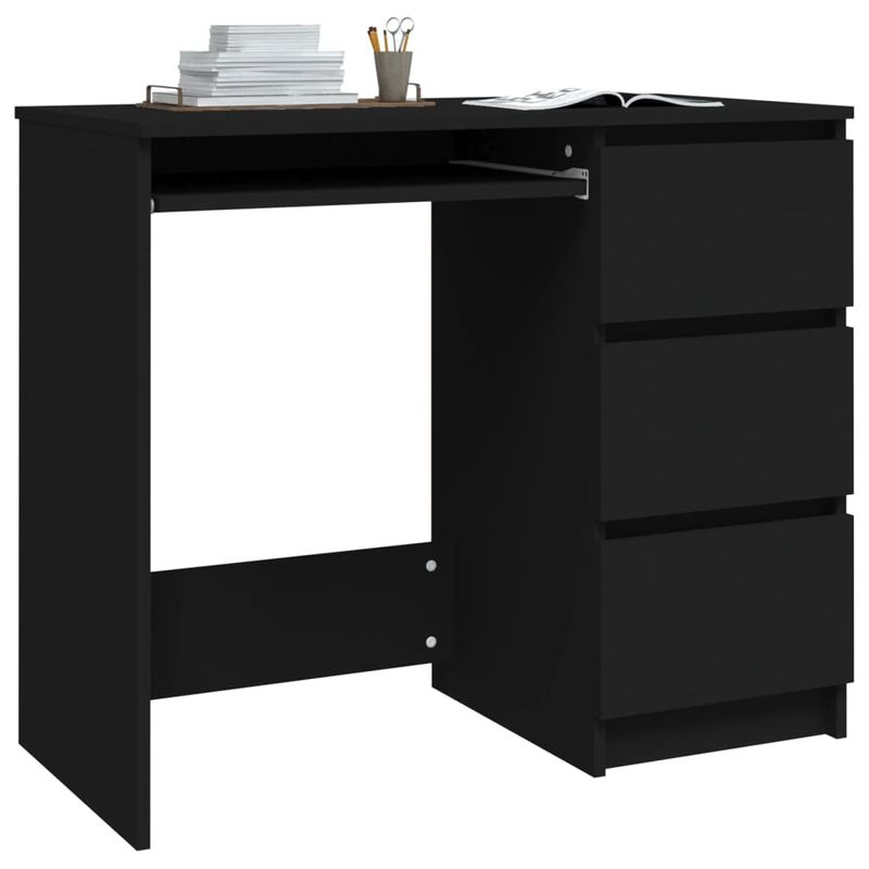 Casa si Gradina/Mobilier/Mese si birouri/Birouri - Birou, alb, 90 x 45 x 76 cm, PAL - Infinity.ro