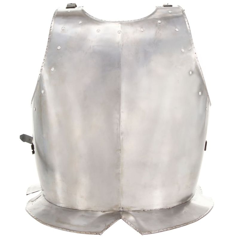 Casa si Gradina - Decoratiuni - Decoratiuni petrecere - Masti si costume carnaval - Replica armura cavaler medieval jocuri cu roluri argintiu otel - Infinity.ro