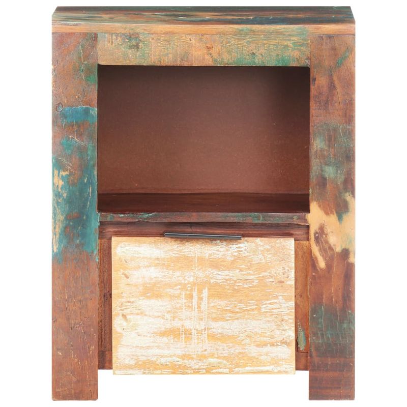 Casa si Gradina - Mobilier - Comode si corpuri - Noptiere - Noptiera, 40 x 30 x 50 cm, lemn masiv reciclat - Infinity.ro