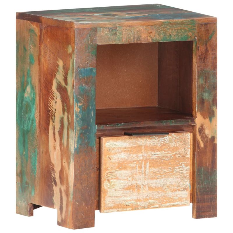 Casa si Gradina - Mobilier - Comode si corpuri - Noptiere - Noptiera, 40 x 30 x 50 cm, lemn masiv reciclat - Infinity.ro