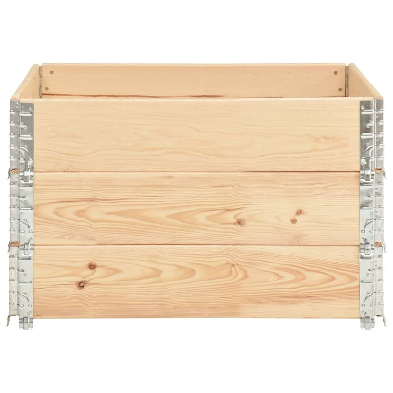 Casa si Gradina - Mobilier - Feronerie si accesorii mobila - Rama pentru paleti, 3 buc., 100 x 100 cm, lemn masiv de pin - Infinity.ro