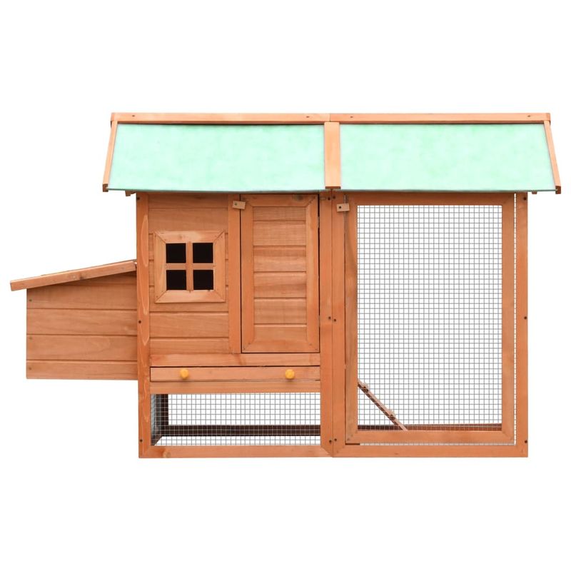 Petshop - Accesorii petshop - Culcusuri si custi - Custi interior si exterior - Cotet de pasari, 170 x 81 x 110 cm, lemn masiv pin si brad - Infinity.ro