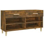 Casa si Gradina - Mobilier - Organizare si depozitare - Organizator incaltaminte - Pantofar, stejar fumuriu, 102x35x55 cm, lemn compozit - Infinity.ro